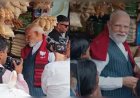 पीएम मोदी ने झालमुड़ी खाने से पहले दुकानदार को दिए 10 रुपये, लेकिन जेब से निकले थे इतने नोट