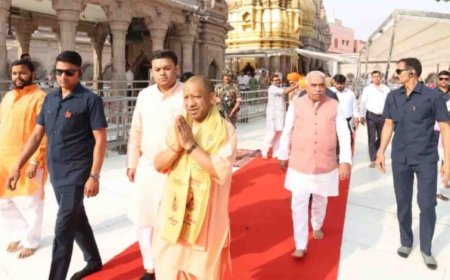 बाबा विश्वनाथ और कालभैरव के दरबार में सीएम योगी, वाराणसी में की पूजा