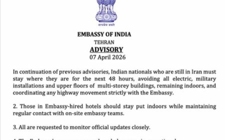 अगले 48 घंटे सतर्क रहें’: Ministry of External Affairs India की ईरान में भारतीयों को एडवाइजरी, हेल्पलाइन जारी