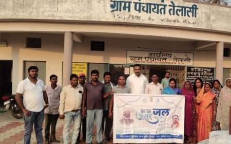 बलौदाबाजार : ग्राम पंचायत तेलासी में पहुंचा हर घर नल से जल,प्रमाणीकरण के साथ संचालन व्यवस्था हस्तांतरित