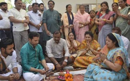 राज्यमंत्री गौर ने 90 लाख की लागत के विभिन्न विकास कार्यों का किया भूमि पूजन