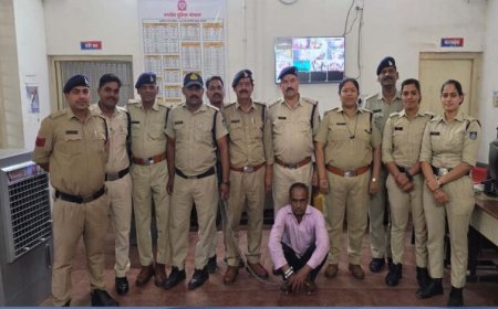 थाना अरेरा हिल्स पुलिस ने गांजा तस्कर को किया गिरफ्तार, 1300 ग्राम गांजा जप्त