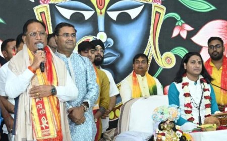 कर्म ही सच्ची पूजा का संदेश देता है श्रीमद्भागवत : मुख्यमंत्री विष्णुदेव साय
