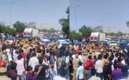 नोएडा फेज-2 में वेतन वृद्धि को लेकर श्रमिकों का हंगामा