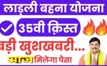 लाड़ली बहनों का इंतजार खत्म! आज खाते में आएंगे 1500 रुपये, सीएम मोहन करेंगे 35वीं किस्त ट्रांसफर
