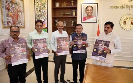 मुख्यमंत्री डॉ. यादव ने विज्ञान मंथन यात्रा 2025-26 के पोस्टर का किया विमोचन
