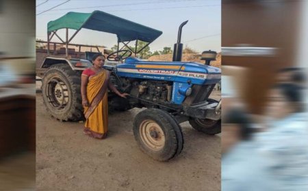 ट्रैक्टर से बदली तकदीर: हरदोली की भगवती देवी बनीं आत्मनिर्भरता की मिसाल