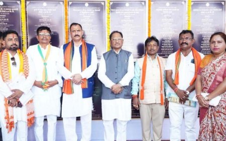 नक्सलमुक्त बस्तर में विकास की नई गूंज : मुख्यमंत्री विष्णुदेव साय ने सुकमा को दी 308 करोड़ के विकास कार्यों की सौगात