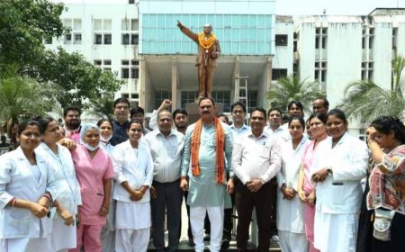 ‘बाबा साहेब के विचारों से बनेगा बेहतर समाज’: जयंती समारोह में बोले स्वास्थ्य मंत्री जायसवाल