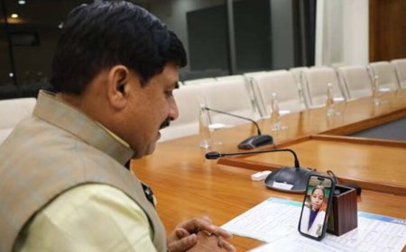 मुख्यमंत्री डॉ. यादव ने कु. प्रतिभा सिहं को वीडियो कॉल पर दी बधाई