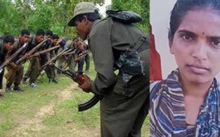 मुठभेड़ में ढेर नक्सली लीडर रूपी को ‘शहीदी विदाई’: अंतिम संस्कार में गूंजा हिडमा सांग