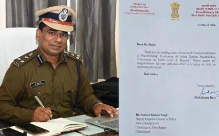 IPS डॉ. संतोष कुमार सिंह को मिली अंतरराष्ट्रीय पहचान, PMO और अजीत डोभाल ने की सराहना