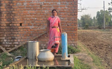 रायपुर : जल जीवन मिशन से संवरी बुलगा की तस्वीर, जीवंती बाई के घर तक पहुँचा शुद्ध पेयजल