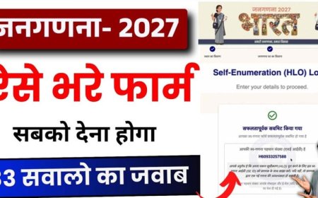 Census 2027:घर बैठे जनगणना का फॉर्म भरने के 8 आसान स्टेप्स, जानें तरीका