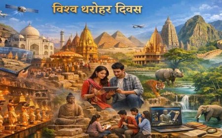 इंटैक ने धूमधाम से मनाया विश्व धरोहर दिवस, शहर में निकाली गई विरासत यात्रा