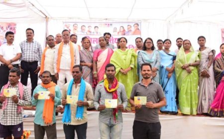 रायपुर : ग्राम माकड़ी में जनसमस्या निवारण शिविर का आयोजन, 13 करोड़ रूपए की लागत के विकास कार्यों की दी सौगात