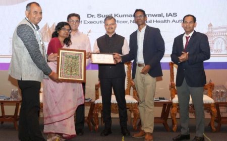 आयुष्मान भारत का लाभ देने में यूपी देश में अव्वल, एनएचए ने किया सम्मानित