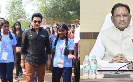 सचिन तेंदुलकर का बस्तर आगमन बदलते बस्तर की सशक्त पहचान : मुख्यमंत्री विष्णुदेव साय