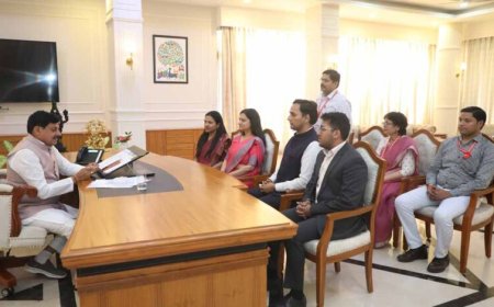 मुख्यमंत्री डॉ. यादव से मिले भारतीय विदेश सेवा के प्रशिक्षु अधिकारी