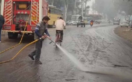 नोएडा में हाईराइज आग से निपटने की नई तकनीक का ट्रायल सफल