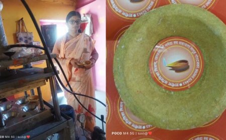 मां नर्मदा को प्रदूषण मुक्‍त रखने के संकल्‍प के साथ आटे के दीपक का शुरू किया व्‍यवसाय
