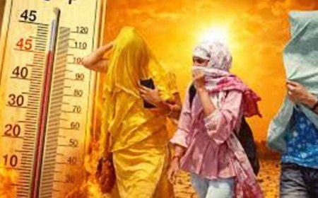 यूपी में भीषण गर्मी का कहर,45°C पार पारा, 45 जिलों में लू का अलर्ट