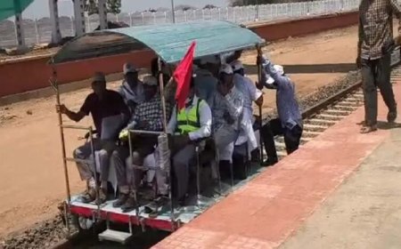 बुरहानपुर में नई रेल लाइन का सफल ट्रायल, महाराष्ट्र तक बढ़ेगी कनेक्टिविटी, 135 की स्पीड से दौड़ी ट्रेन