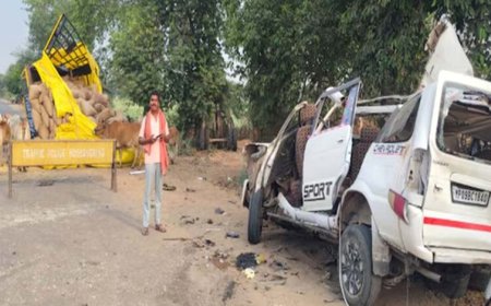 टवेरा और ट्रैक्टर-ट्रॉली की भिड़ंत में 5 की मौत, 7 घायल; नर्मदापुरम-पिपरिया हाईवे पर हुआ दर्दनाक हादसा
