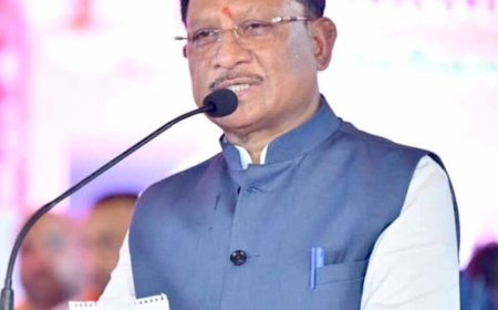 तेंदुवा धाम में राम कथा का भव्य शुभारंभ: मुख्यमंत्री  विष्णु देव साय ने लिया संतों का आशीर्वाद