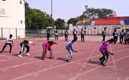 राज्य स्तरीय आवासीय खेल अकादमी में चयन के लिए ट्रायल शुरू, 204 खिलाड़ियों ने लिया हिस्सा