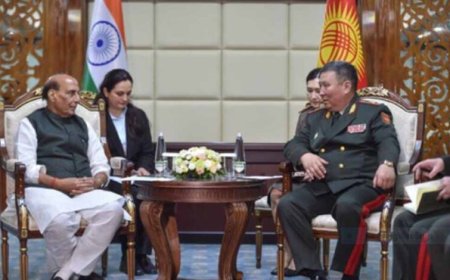 राजनाथ सिंह की कूटनीतिक पहल, किर्गिस्तान और बेलारूस के रक्षा मंत्रियों से मुलाकात