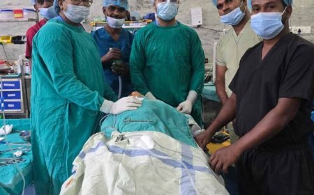 जिला चिकित्सालय में 07 वर्षीय गौरव का हुआ सफल टॉन्सिल ऑपरेशन