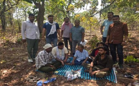 जंगल में जुए के अड्डे पर पुलिस का ताबड़तोड़ छापा, 5 आरोपी गिरफ्तार, फिल्मी अंदाज में बड़ी सफलता