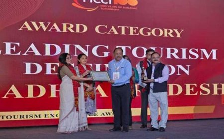 एमपी टूरिज्म को मिला लीडिंग टूरिज्म डेस्टीनेशन का प्रतिष्ठित सम्मान