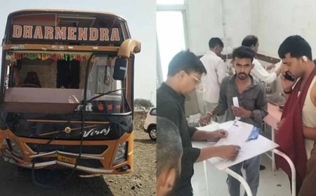 शादी की खुशियां मातम में बदलीं: राजगढ़ में बारात की बस पलटी, 3 की मौत, 19 घायल