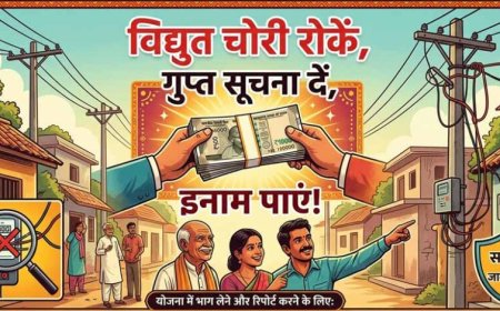 विद्युत चोरी रोकें, इनाम पाएं