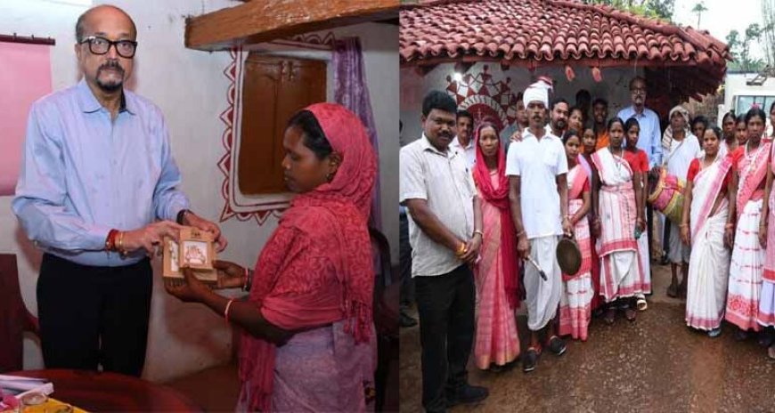 राज्यपाल  रमेन डेका ने जशपुर के केरेगांव होम-स्टे का किया अवलोकन