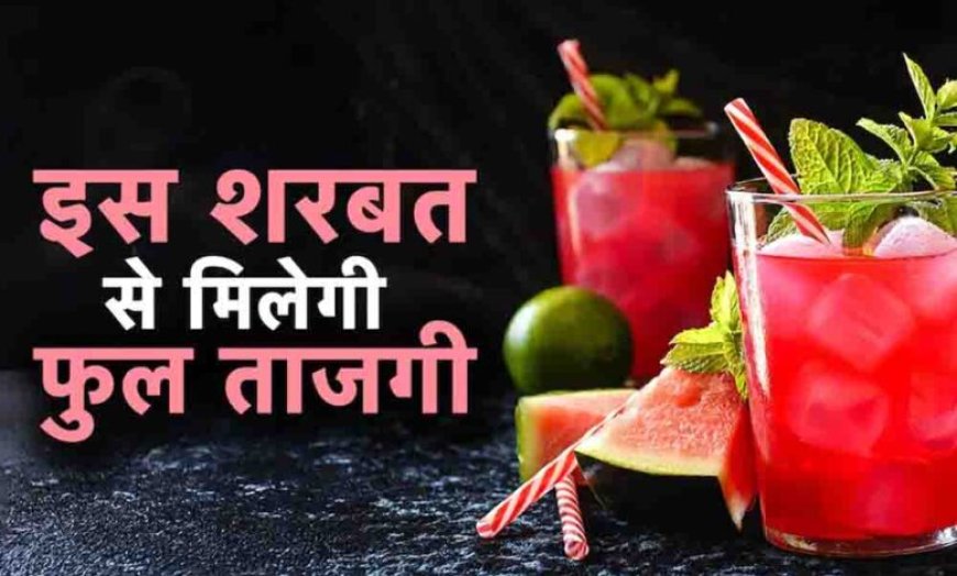 गर्मी में नींबू पानी से ज्यादा हाइड्रेटिंग है तरबूज का शरबत, विटामिन और इलेक्ट्रोलाइट्स से भरपूर यह ड्रिंक तुरंत देगा एनर्जी