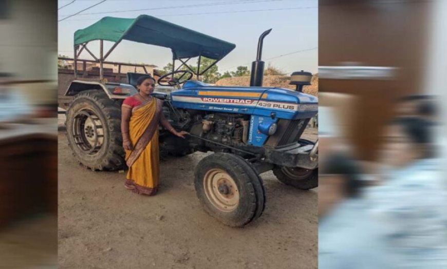 ट्रैक्टर से बदली तकदीर: हरदोली की भगवती देवी बनीं आत्मनिर्भरता की मिसाल