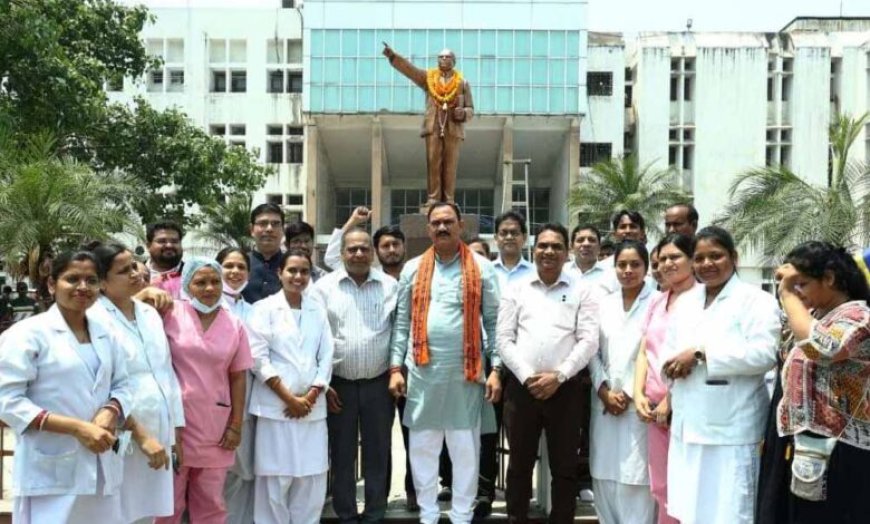‘बाबा साहेब के विचारों से बनेगा बेहतर समाज’: जयंती समारोह में बोले स्वास्थ्य मंत्री जायसवाल