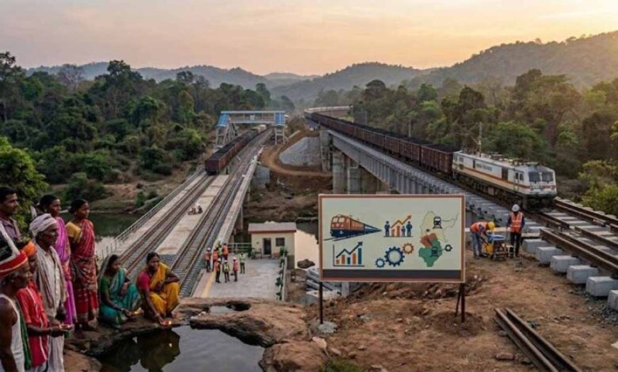 Jagdalpur-रावघाट रेल लाइन से बदलेगी बस्तर की तस्वीर, 65 साल पुरानी मांग को मिली रफ्तार