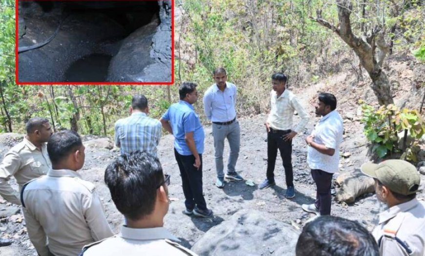 देवखोल-भालूमाड़ा में अवैध कोयला माफिया पर वार, ब्लास्टिंग से बंद होंगी 150 मीटर लंबी सुरंगें