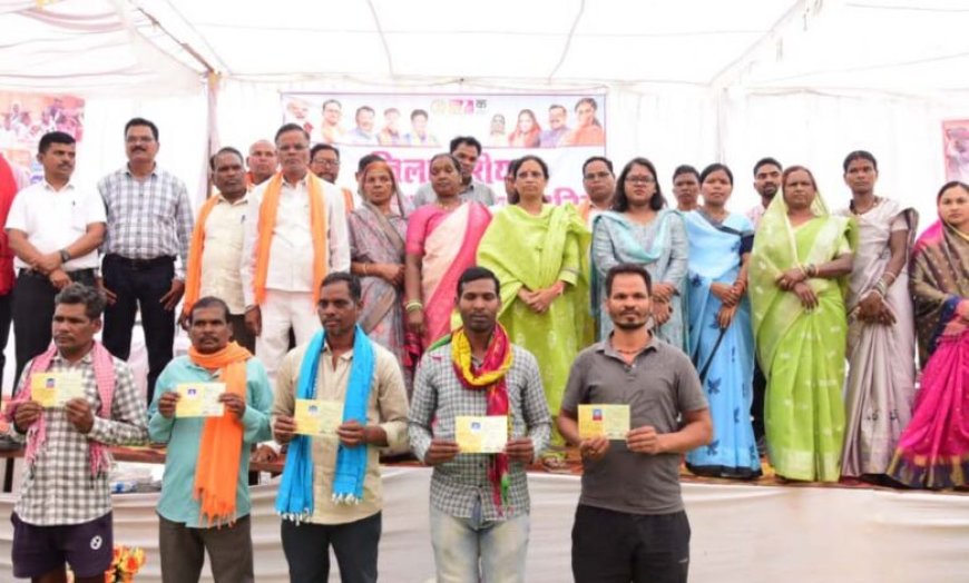 रायपुर : ग्राम माकड़ी में जनसमस्या निवारण शिविर का आयोजन, 13 करोड़ रूपए की लागत के विकास कार्यों की दी सौगात