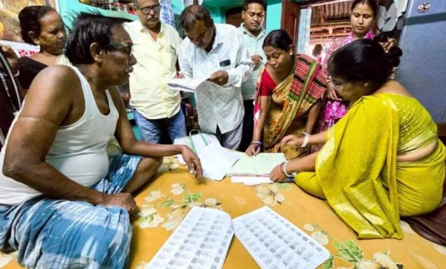 तहसीलदार का अनोखा स्वागत: प्रगणकों को दिए प्याज-टॉवेल, लौटने पर मिलेगा नींबू शरबत