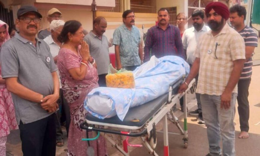 देहदान कर मृत्यु के बाद भी सेवा का सबक सिखा गए चक्रवर्ती