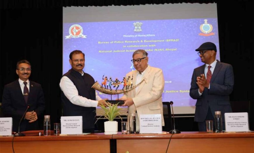 भोपाल में आपराधिक न्याय प्रणाली में AI के उपयोग पर राष्ट्रीय सम्मेलन का सफलतापूर्वक आयोजन