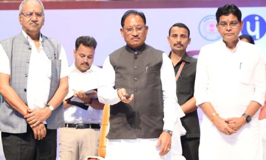 पंचायती राज संस्थाओं को सशक्त बनाकर विकसित भारत की नींव को मजबूत कर रही है हमारी सरकार : मुख्यमंत्री साय