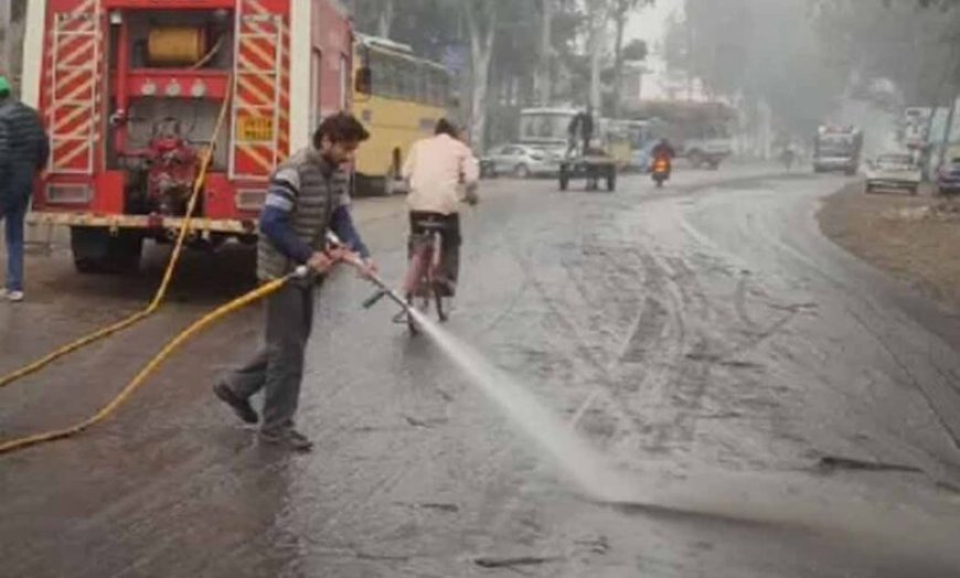 नोएडा में हाईराइज आग से निपटने की नई तकनीक का ट्रायल सफल