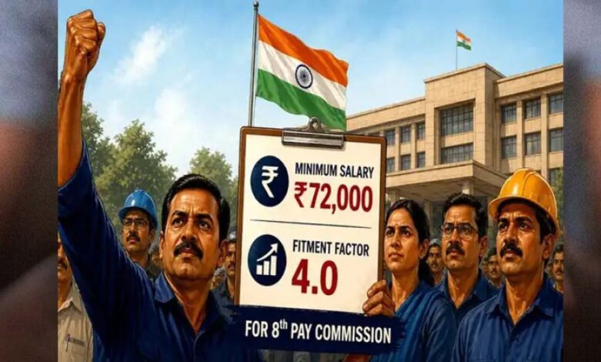 8th Pay Commission: 18 हजार से बढ़कर 72,000 रुपये होगी सैलरी, जानिए नया अपडेट