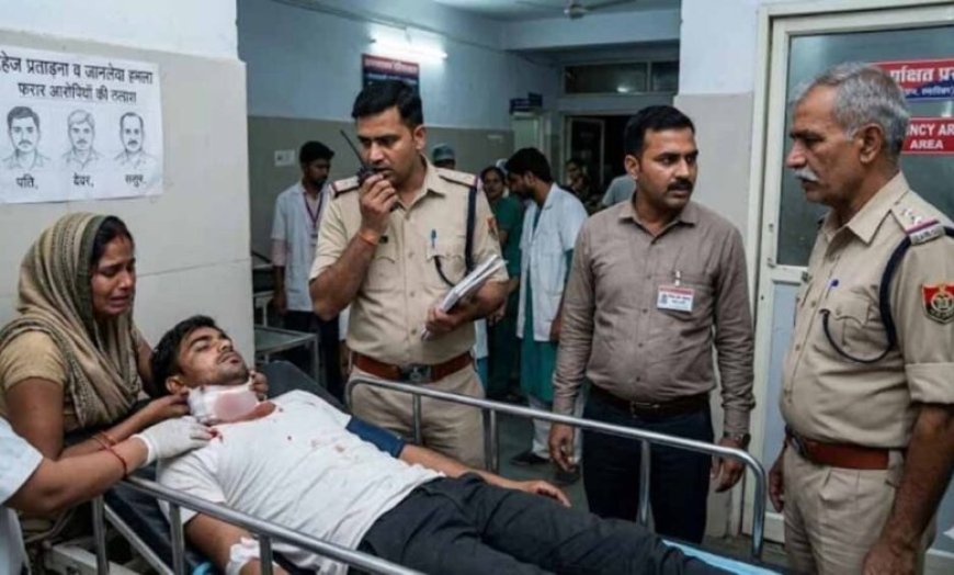 Gwalior में खौफनाक वारदात, बहन को लेने पहुंचे भाई पर ससुराल में हमला; गला रेता